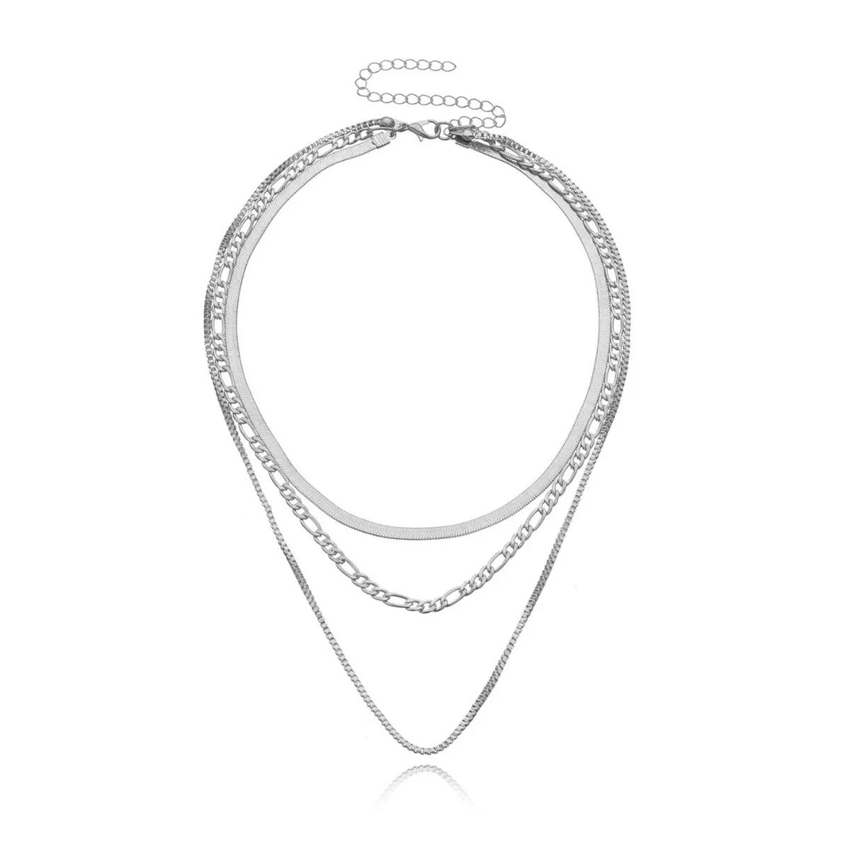 Kassidy Vintage Gold Three Layered Necklace