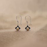 Cataleya Boho Clover Pearl Earrings
