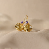 Dahlia Vintage Crystal Earrings