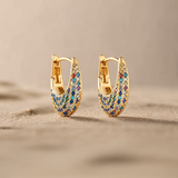 Ellianna Colorful Inlaid Crystals Earrings