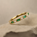Ember Vintage Green Zirconia Ring
