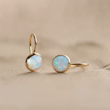 Emery Vintage Opal Stone Earrings