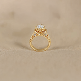 Galilea White Zirconia Hollow Ring