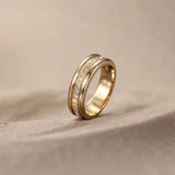 Jaliyah Double Zirconia Inlaid Ring