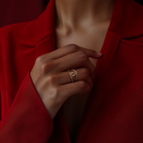Madison Zircon Stone Knot Ring