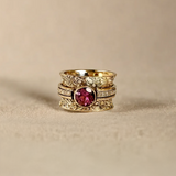 Lana Bohemian Crystal Meditation Ring