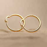 Laney Large Hoop Gold Earring