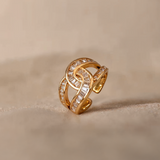 Madison Zircon Stone Knot Ring