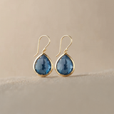 Novah Blue Crystal Drop Earrings