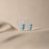 Priscilla Turquoise Beaded Earrings