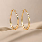 Reina Gold Hoop Earrings