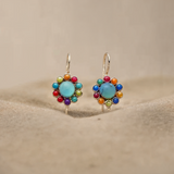Sariyah Boho Multicoloured Turquoise Earrings