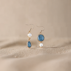 Elisa Vintage Pearl Earrings
