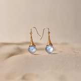 Zahra Vintage Pearl Gold Earrings