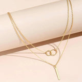 Solei Vintage Gold Dual Necklace