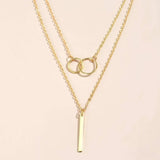 Solei Vintage Gold Dual Necklace